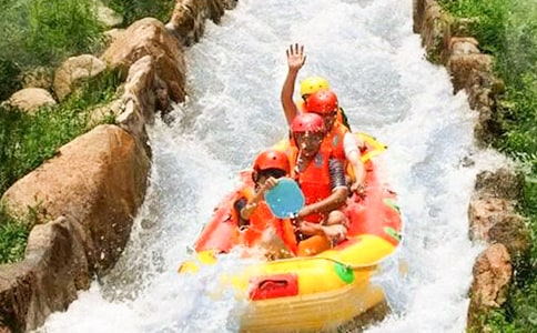 龙潭河漂流记小学作文