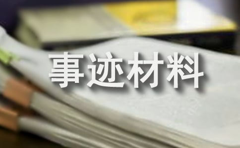 典型事迹材料,特色标题